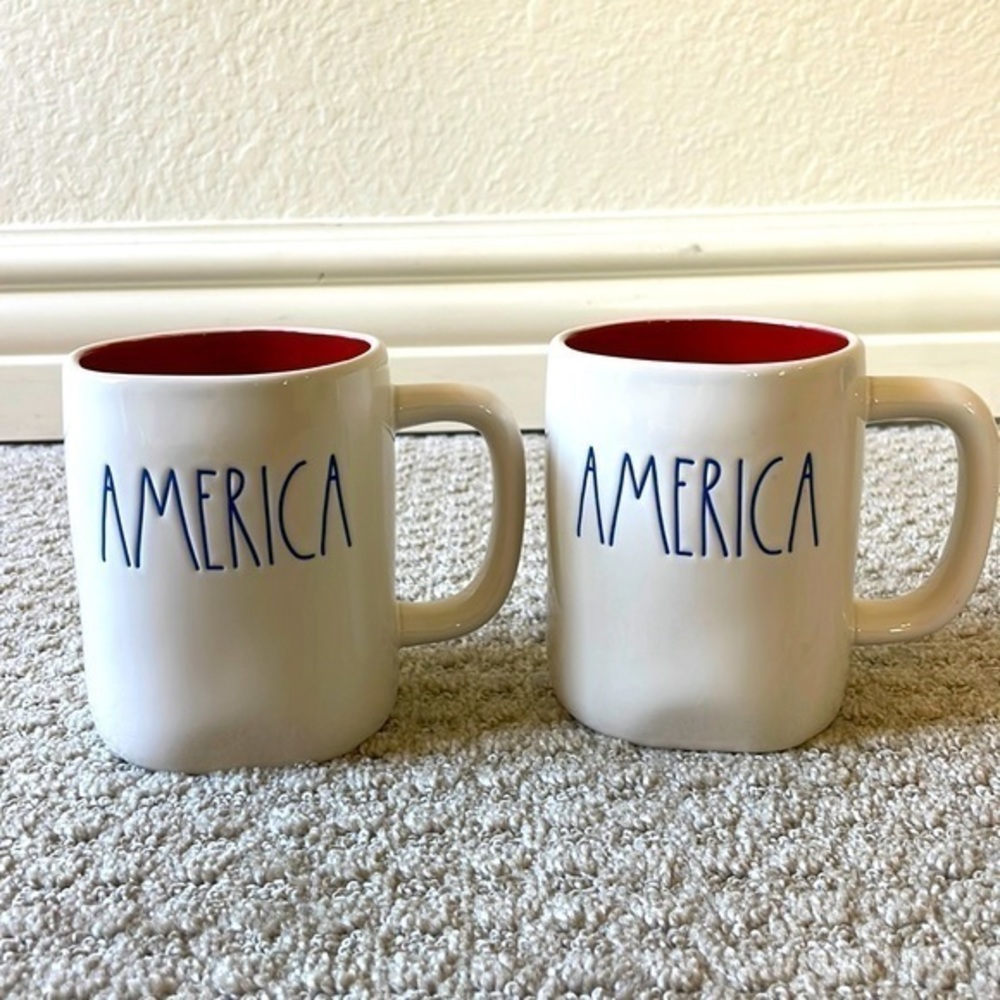 Rae Dunn “America” Mugs